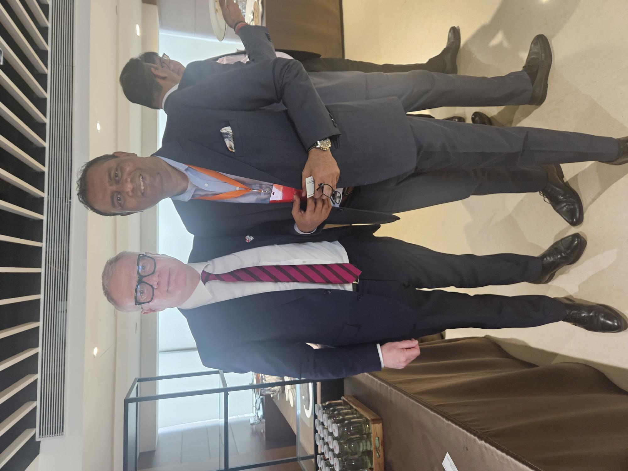 With Richard Parker, Mayor of West Midlands UK