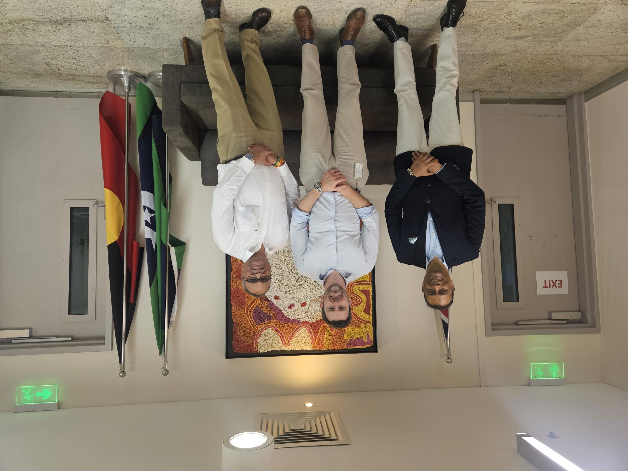 with Christian Jack Dy CG Australia and Atul Shirodkar